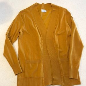 Mustard cardigan size medium